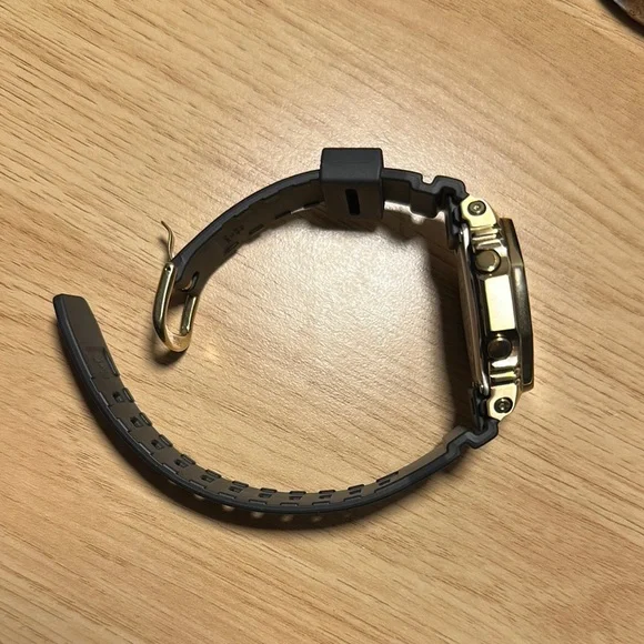 G-SHOCK Black and Gold Watch